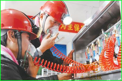 J9直营厂家生产的箱式压风自救装置服务到位